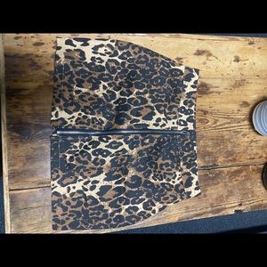 cheetah print mini skirt